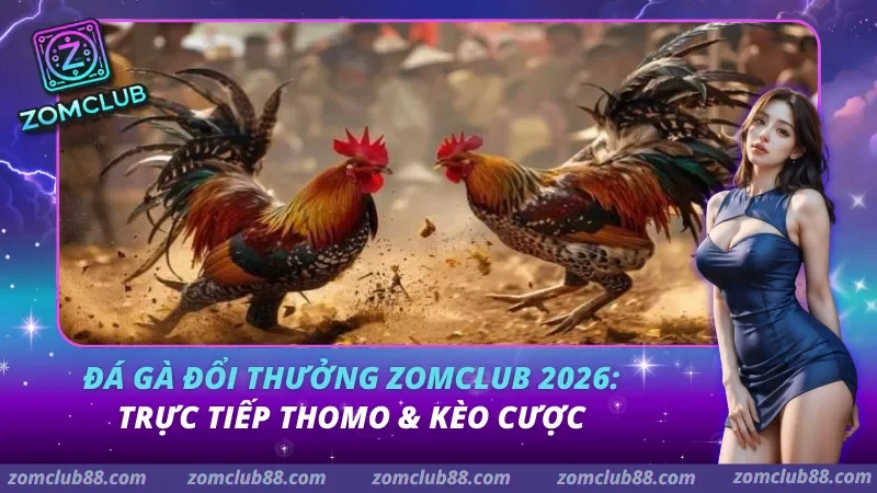Đá Gà Đổi Thưởng Zomclub 2026: Trực Tiếp Thomo & Kèo Cược